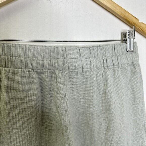 Madewell Breezewoven Pull OnLinen Blend High Rise Straight Leg Pants Size Small - Picture 6 of 10